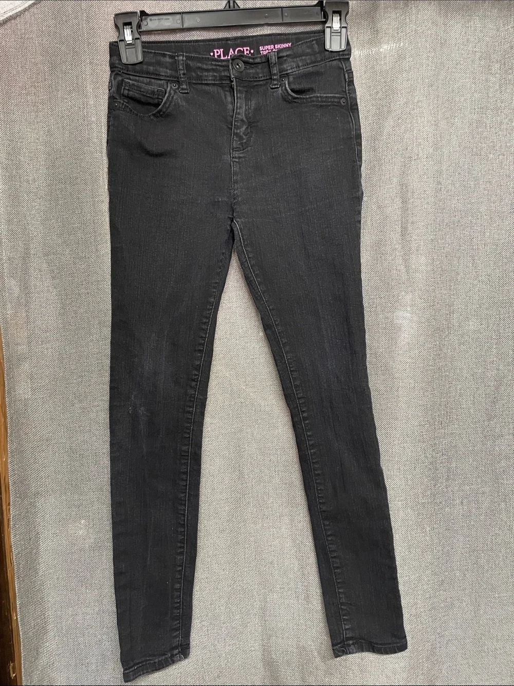 The Childrens Place Black Super Skinny Jeans Goth Grunge Punk Alt